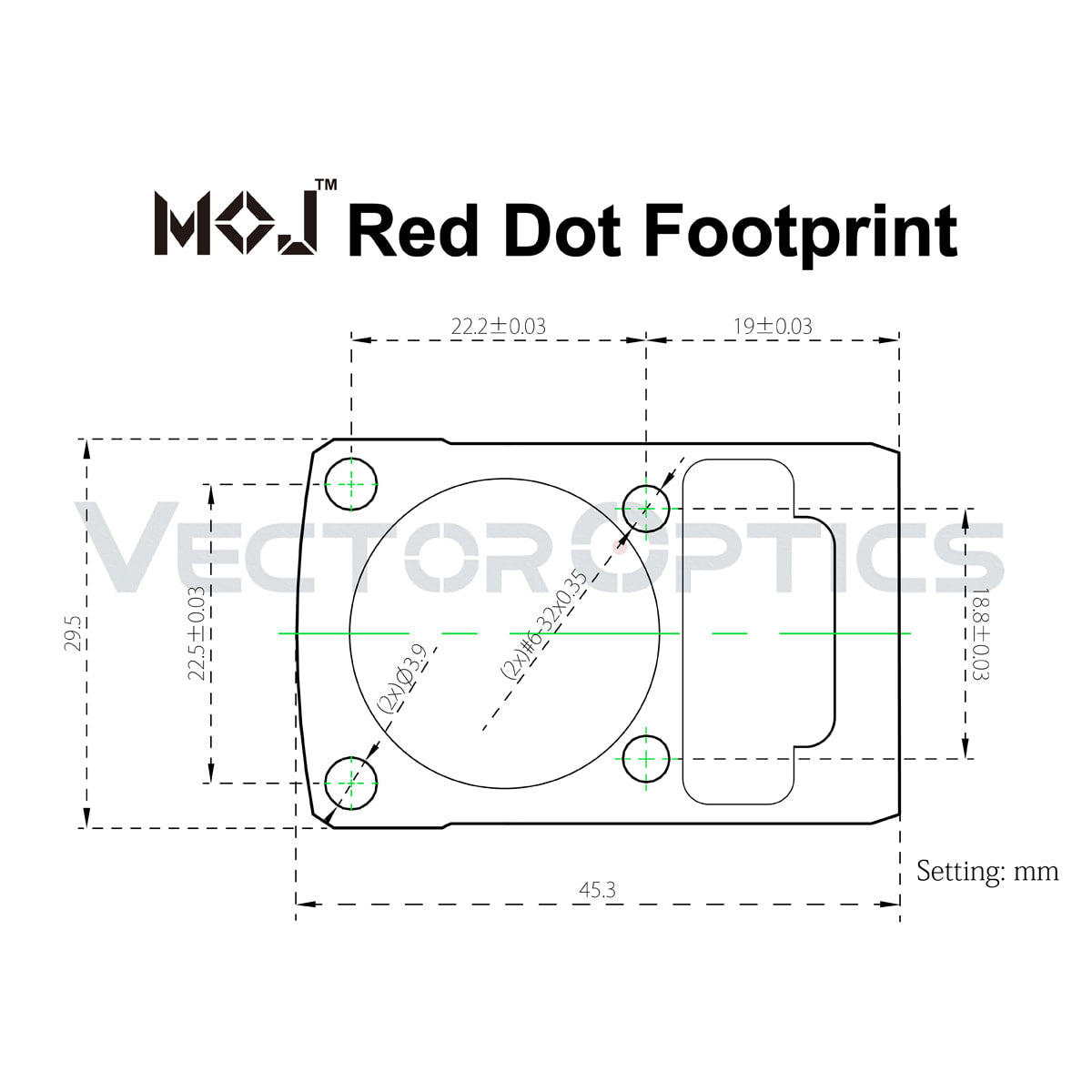 Vector Optics Frénésie 1x22x26 MOS point rouge 