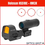 Holosun 510C + HM3X magnifier