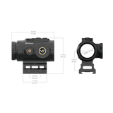 Vector Optics Paragon 3x18 ultra compact prism rifle scope