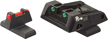 Beretta APX adjustable sight set with fiber optics
