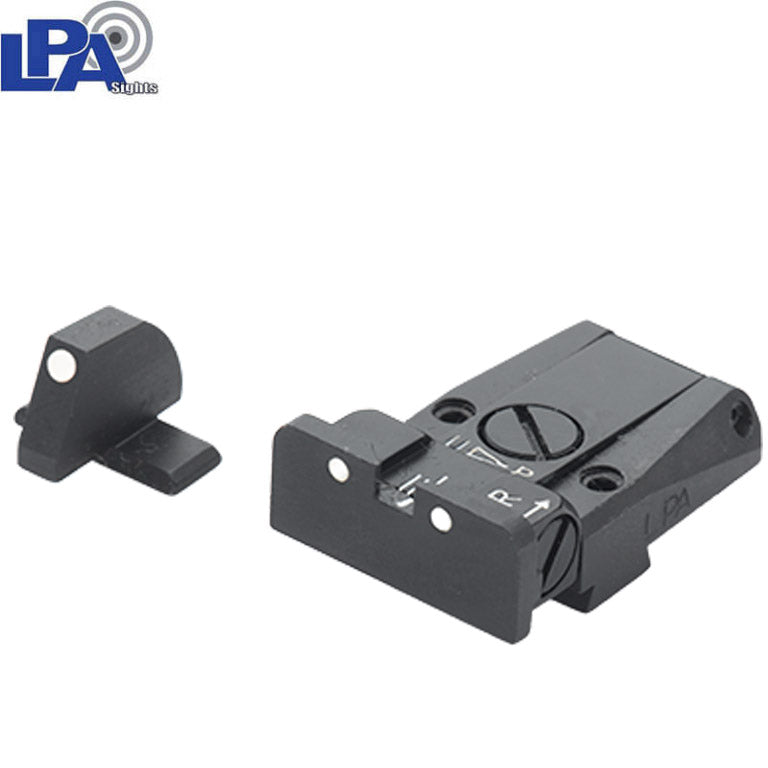 Sig Sauer P229, P320 adjustable sight set with white dots