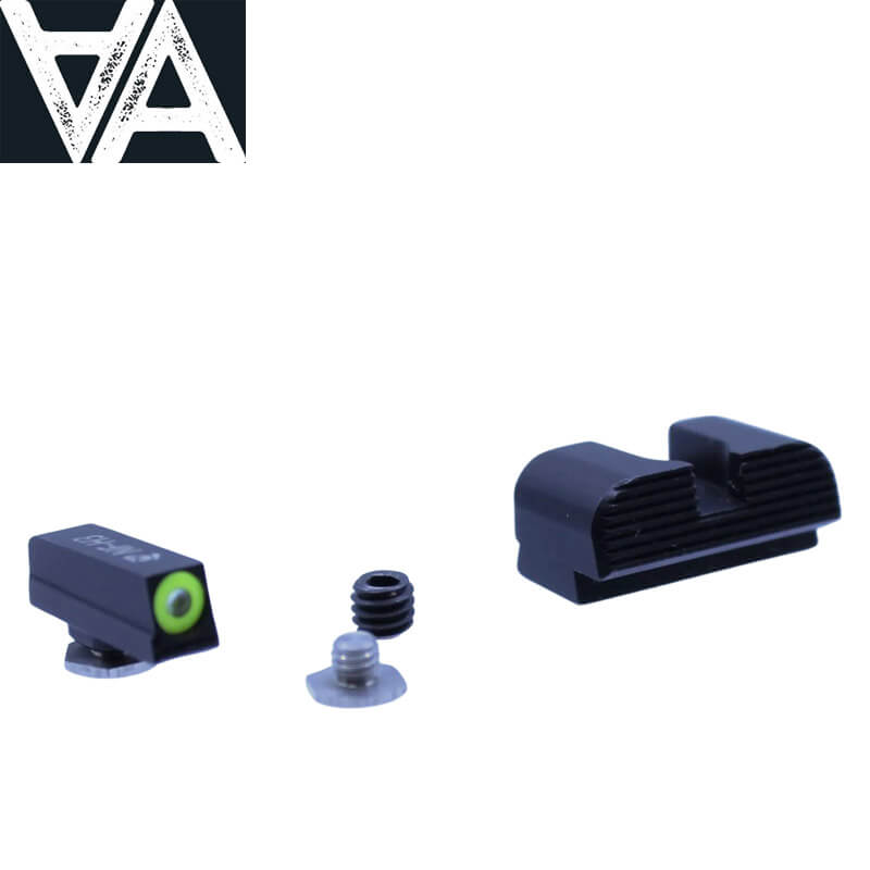 Walther PDP low night sights with tritium
