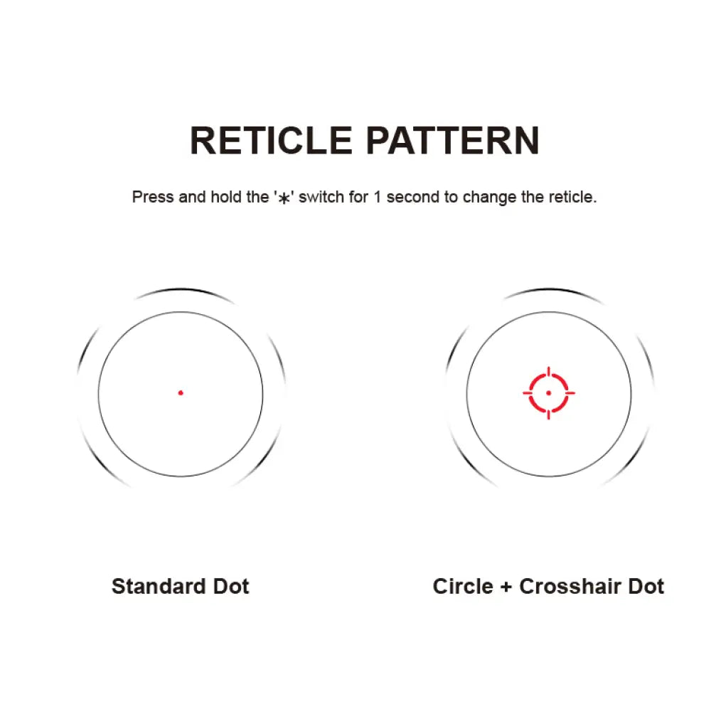 Vector Optics Nautilus 1x30 Scope Double Reticle red dot